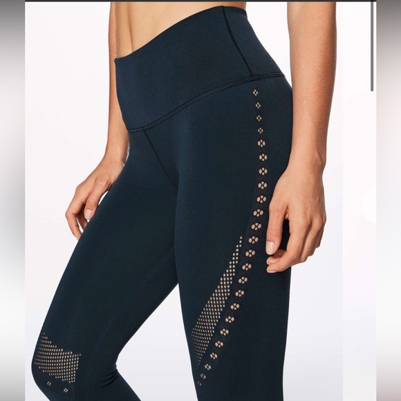 Lululemon 7/8 Legging Dark Teal Size 4 - Picture 5 of 6